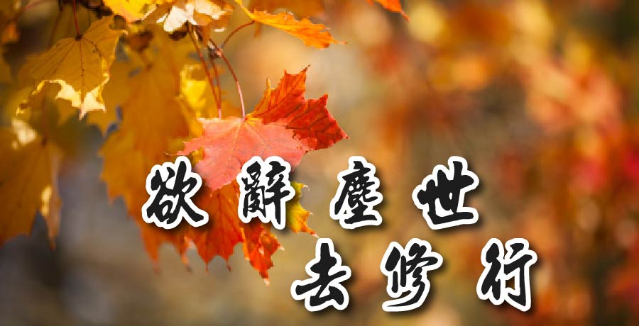 陌上書影丨欲辭塵世去修行，暮鼓晨鐘經卷聲