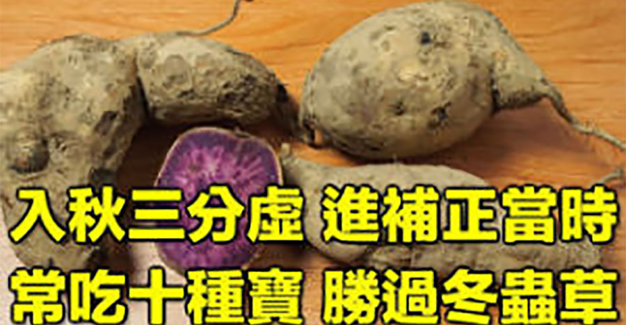 常吃十種寶，進補正當時